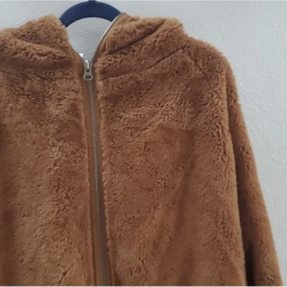 Free People Turn Up Zip Off Hoodie Jacket